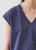 Iconic Sublime Vneck Dolman Tee_ Mood Indigo