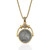Large Gold Tiger's Eye Sol Spinner Necklace