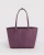 Large Nylon Reversible Tote_ Wild Plum