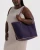 Large Nylon Reversible Tote_ Wild Plum