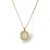 Gold Rainbow Moonstone Aster Necklace