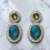 Gold Labradorite Stud & Removable Drop Forte Earring