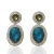 Gold Labradorite Stud & Removable Drop Forte Earring