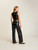 Faux Leather Shell_ Black