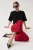 Lexi Mid Rise Bowed Straight_ Savvy Red