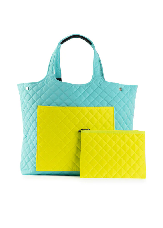 Icon Quilted Puffer Tote_ Turks