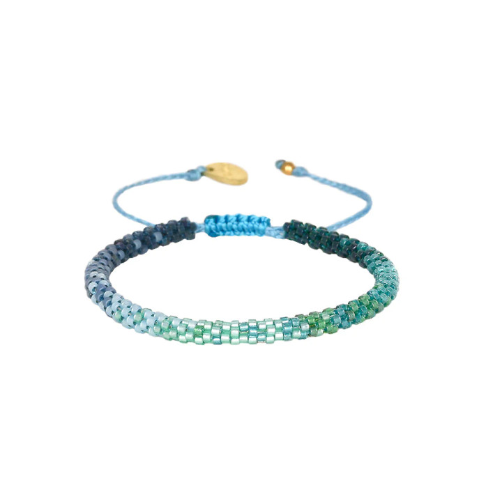 Hoopsy Bracelet_ Mint/Light Blue