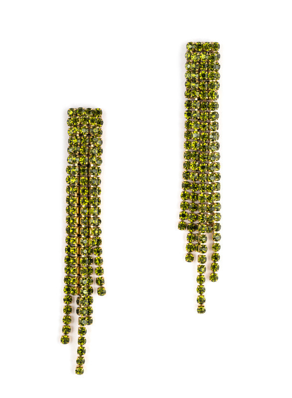 Elisa Earrings_  Green