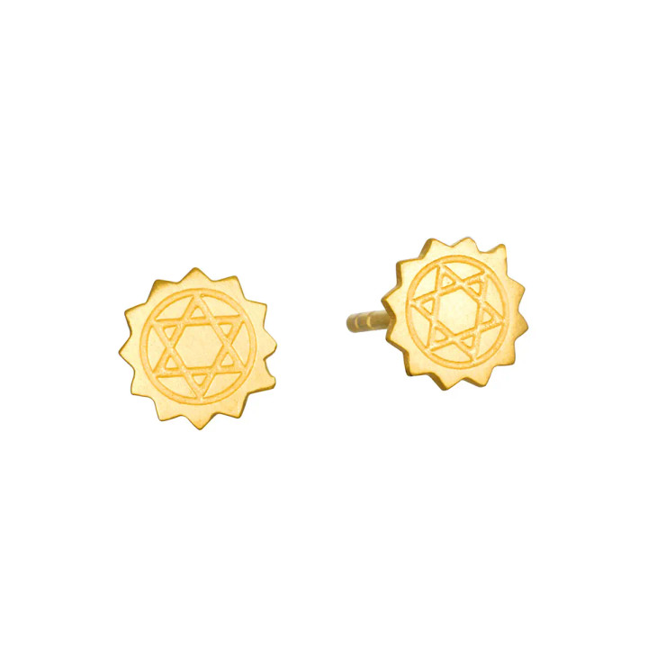 Heart Chakra Studs
