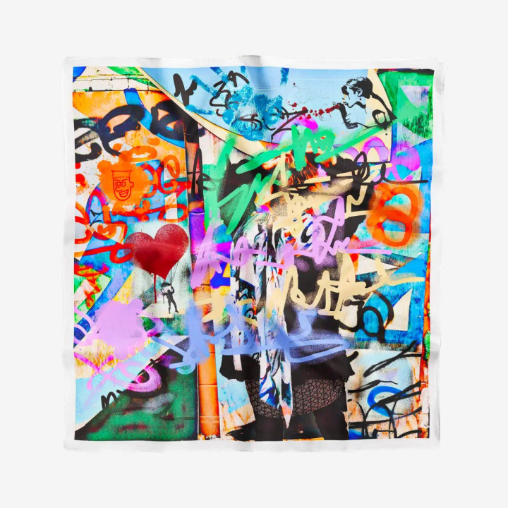 Gougenheim Silk Bandana_ La Vie En Rose