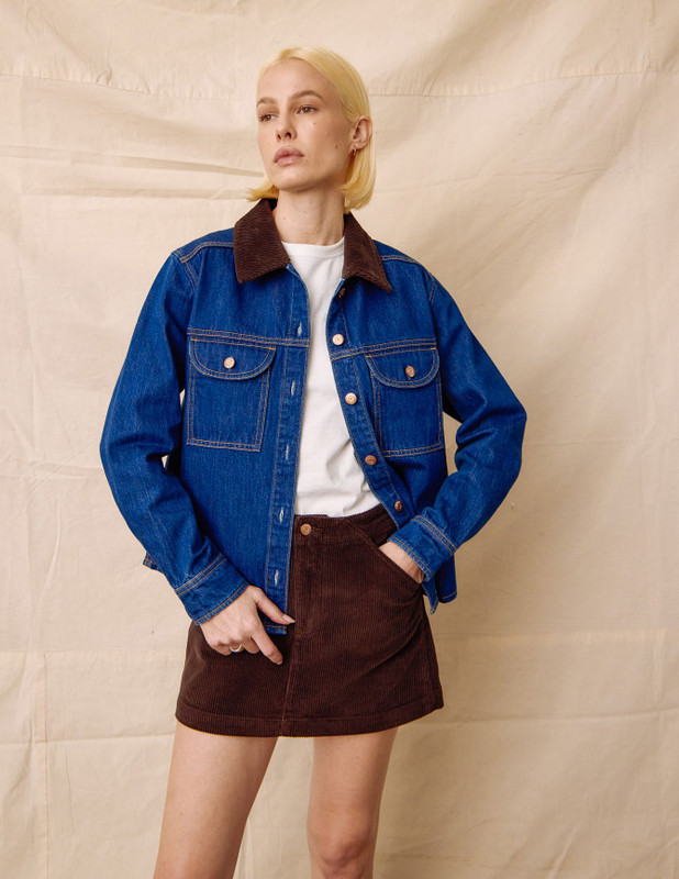 Uma High Rise Mini Skirt_ Mocha