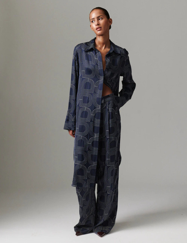 Lissy Fluid Viscose Stitch Dress