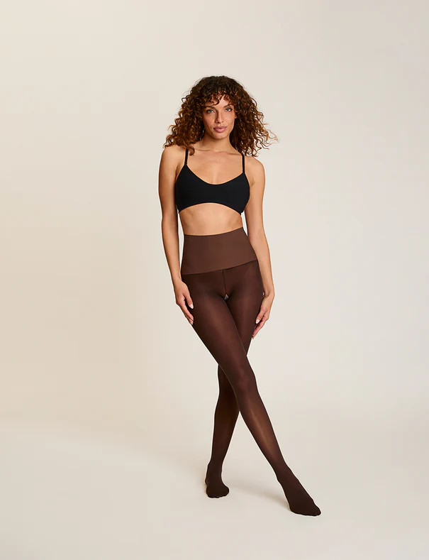 Semi Opaque Tights_ Espresso