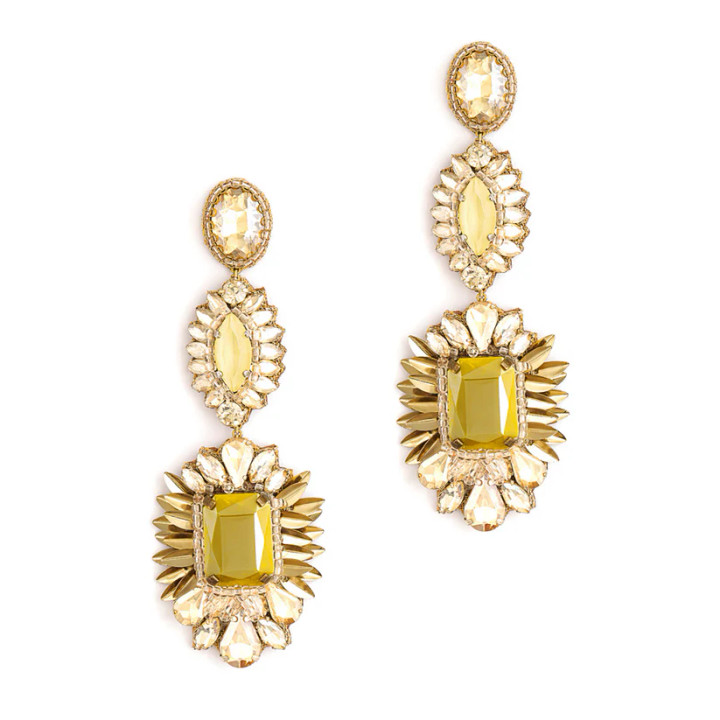 Klara Earrings_ Yellow