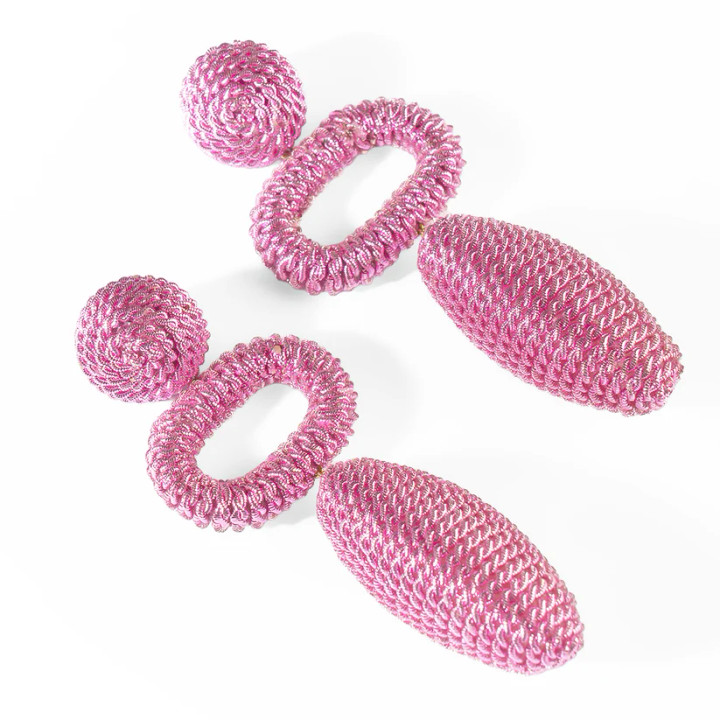 Fontana Earrings_ Pink