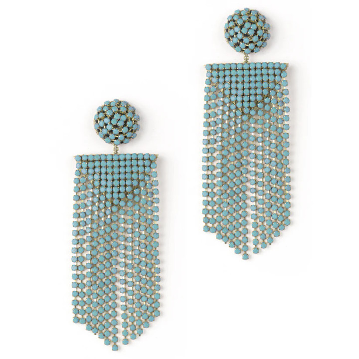 Fanning Earrings_ Turquoise