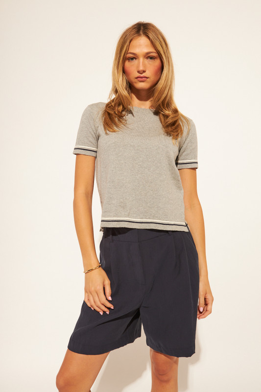 Windsor Tee_ Tipped Heather