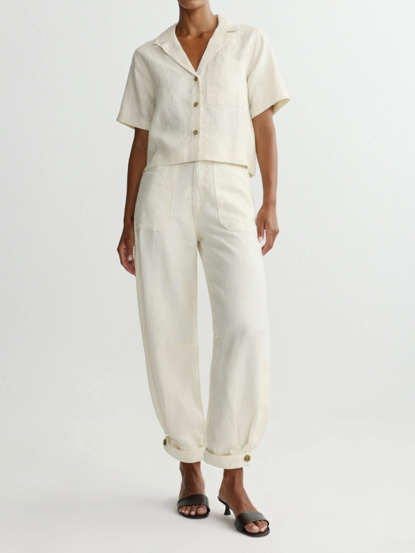 Hampton Shirt_ Flax Linen