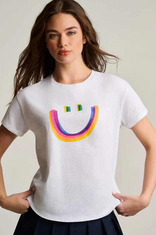 All Smiles Tee_ White 