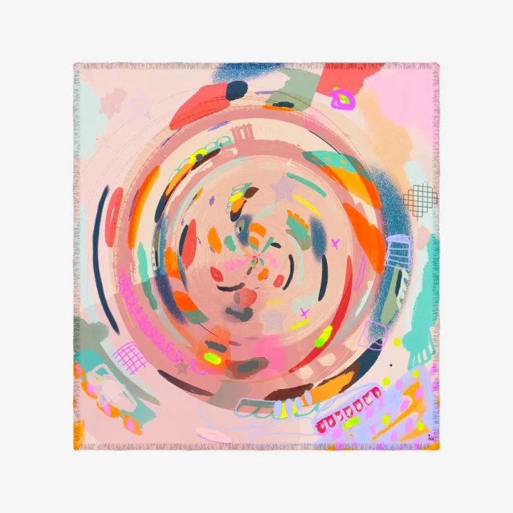 Gougenheim Silk Scarf_ Glow