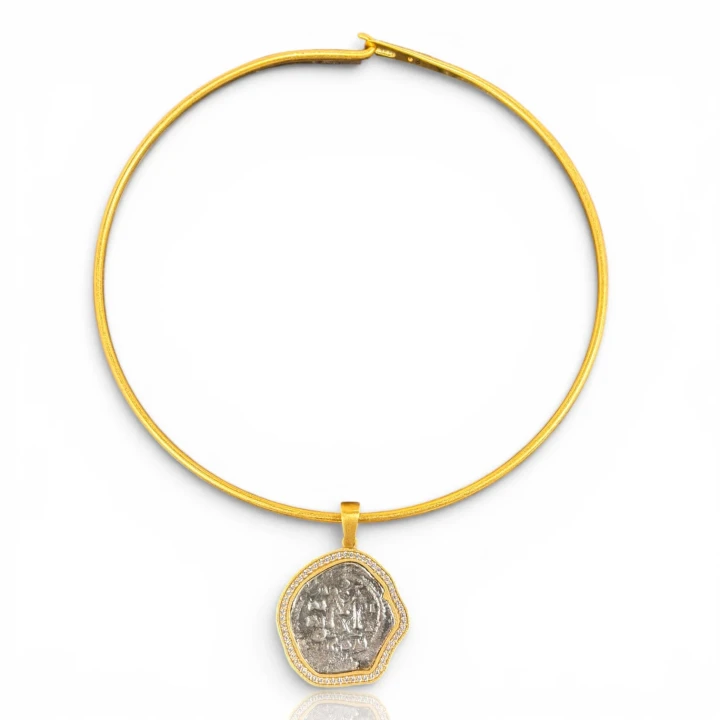 Gold Molat Collar Necklace