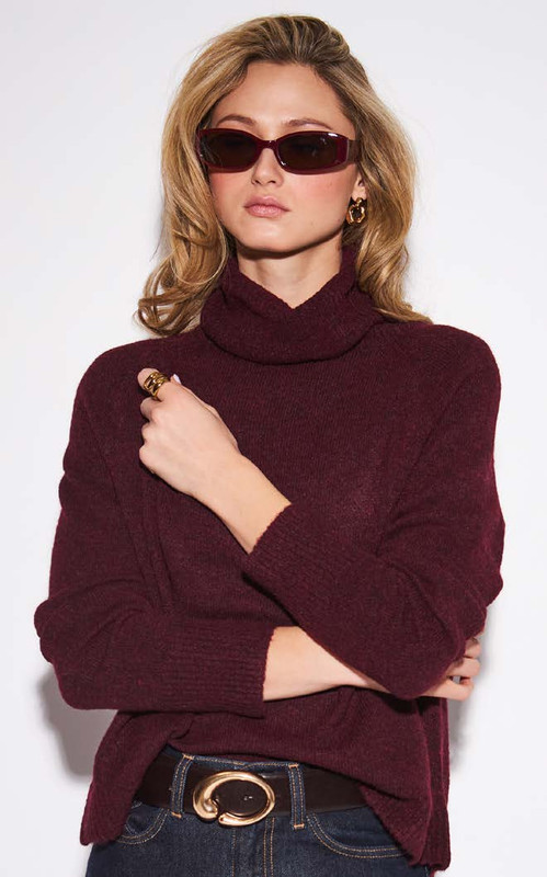 Emmett Sweater_ Merlot