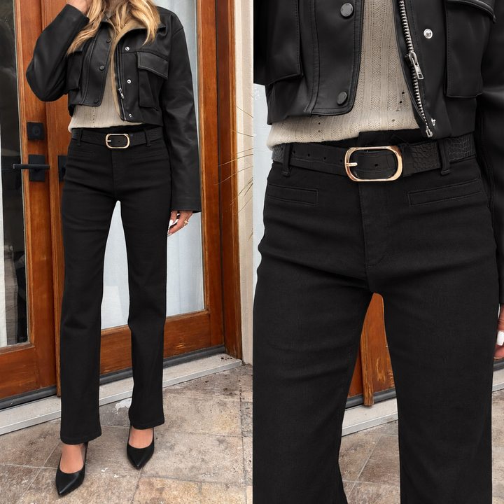 Tami_ Black Velvet Suede