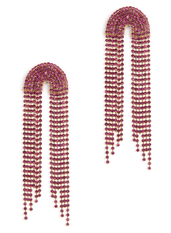 Warren Earring_ Fuchsia