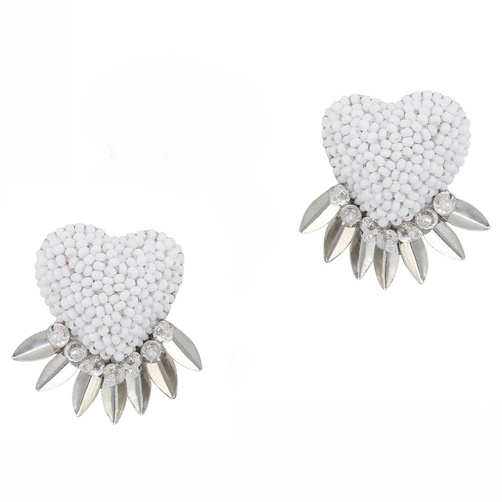 Danika Earrings_ White