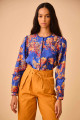 Weekend Blouse_ Watercolor Bouquet
