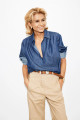 Celeste Denim Top_ Indigo