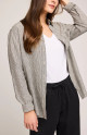 Arabella Striped Button Down Shirt_ Black Stripe