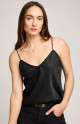 Priscilla Satin Tank_ Black