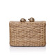 Turtle Petit Rattan Clutch