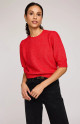Marisol Knit Top_ Heather Red