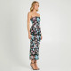 Leslie Dress_ Turquoise Black Floral