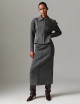 Morena Scuba Cardigan_ Grey Melange 