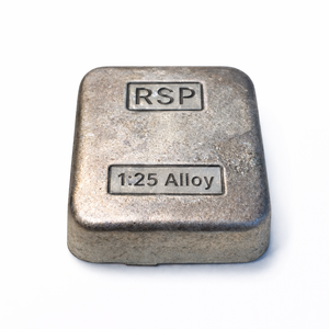 1 to 25 Bullet Alloy, 2-pound ingot, (96% Lead/ 4% Tin)