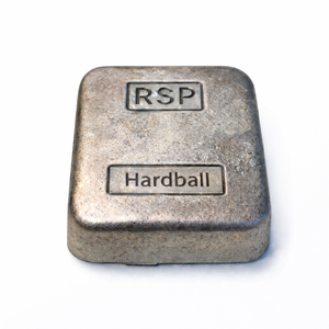 Hardball Bullet Alloy, 2-pound ingot, (92% Lead/ 2% Tin/6% Antimony)