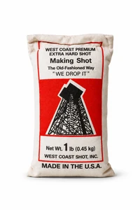 1 lb West Coast Lead Shot – Choose Your Shot Size – Magnum Graphite Coated Lead Shot