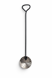 6 inch stainless steel casting skimmer ladle with 28 inch handle – Rock Shot Products
