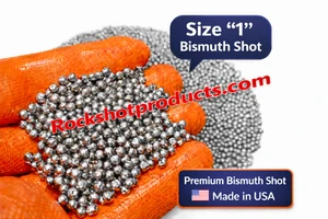 Premium Bismuth Shot Size 1 – 5 lb – shotgun reloading shot – Rock Shot Products