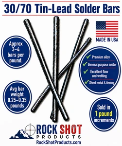 30 Tin / 70 Lead Solder Bar