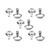 4 oz Mushroom Duck Decoy Weights – 10 Pack – Made in USA