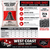 25 lb West Coast Magnum Lead Shot – Hard Antimonial Alloy – Graphite Coated – Reloading Shot