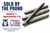 63/37 Tin-Lead Solder Bars Sold by the Pound – Typically 3 to 4 Bars