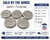 99.99% Pure Indium 1 oz RSP Pucks Sold by the Ounce
