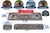 25 lb pure lead ballast weight dimensions – 11.5 inch length, 8 inch center-to-center hole spacing and two 1/2 inch mounting holes