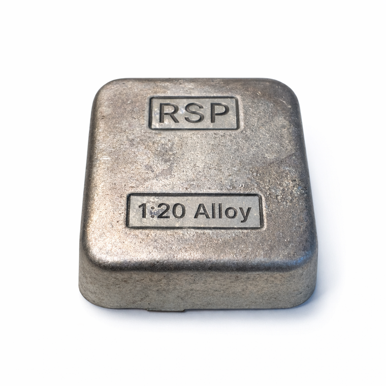 1 to 20 Bullet Alloy – 2 lb Ingot – 95% Lead 5% Tin