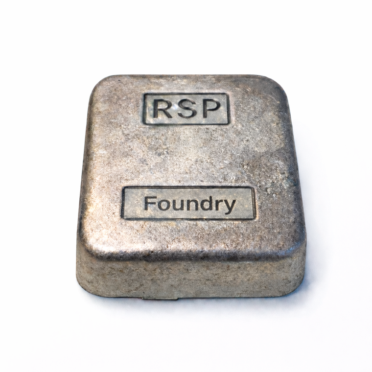 Foundry Bullet Alloy – 2 lb Ingot – 64.5% Lead 23% Antimony 12.5% Tin
